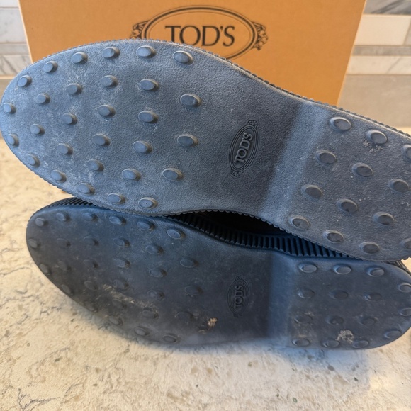 Tod's Italy Men's Stivaletto Brown Calfskin Leather Studded Ankle Boot -cp - Picture 6 of 15